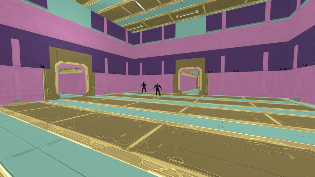 The atrium on Candy Station